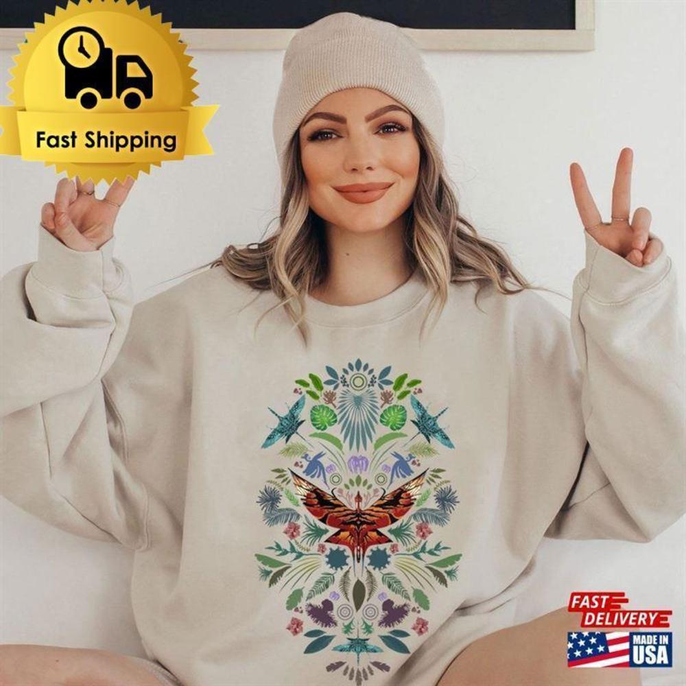 Retro Avatar The Way Of Water Shirt Pandora At Night Movie Forest Classic